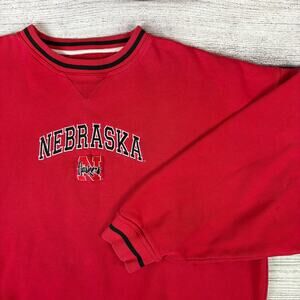 Vintage 1990s Nebraska Huskers NCAA College Crewneck